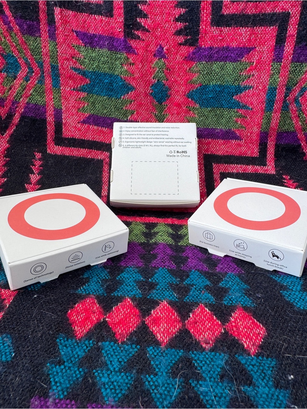 Compact Loop-Style Noise-Reducing Earplugs - BNIB - Picture 2 of 5